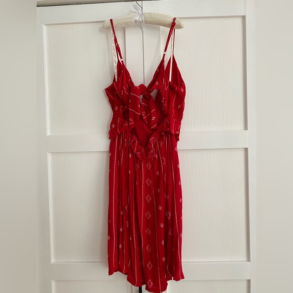 Salty Lemon red mini dress size large - Picture 4 of 6